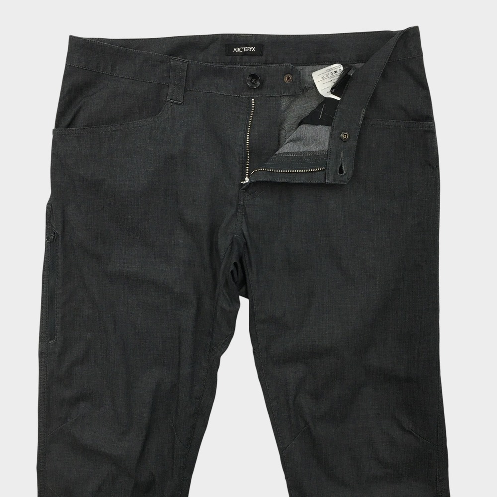 Arcteryx Mens A2B Commuter Pant Carbon Steel Grey Tech Trousers Size 36